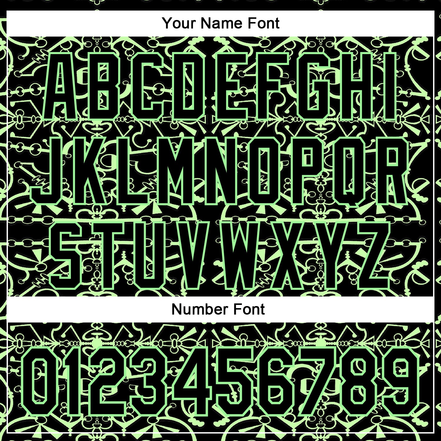 Custom Black Pea Green 3D KYLMAX HUBTUHAN Authentic Baseball Jersey