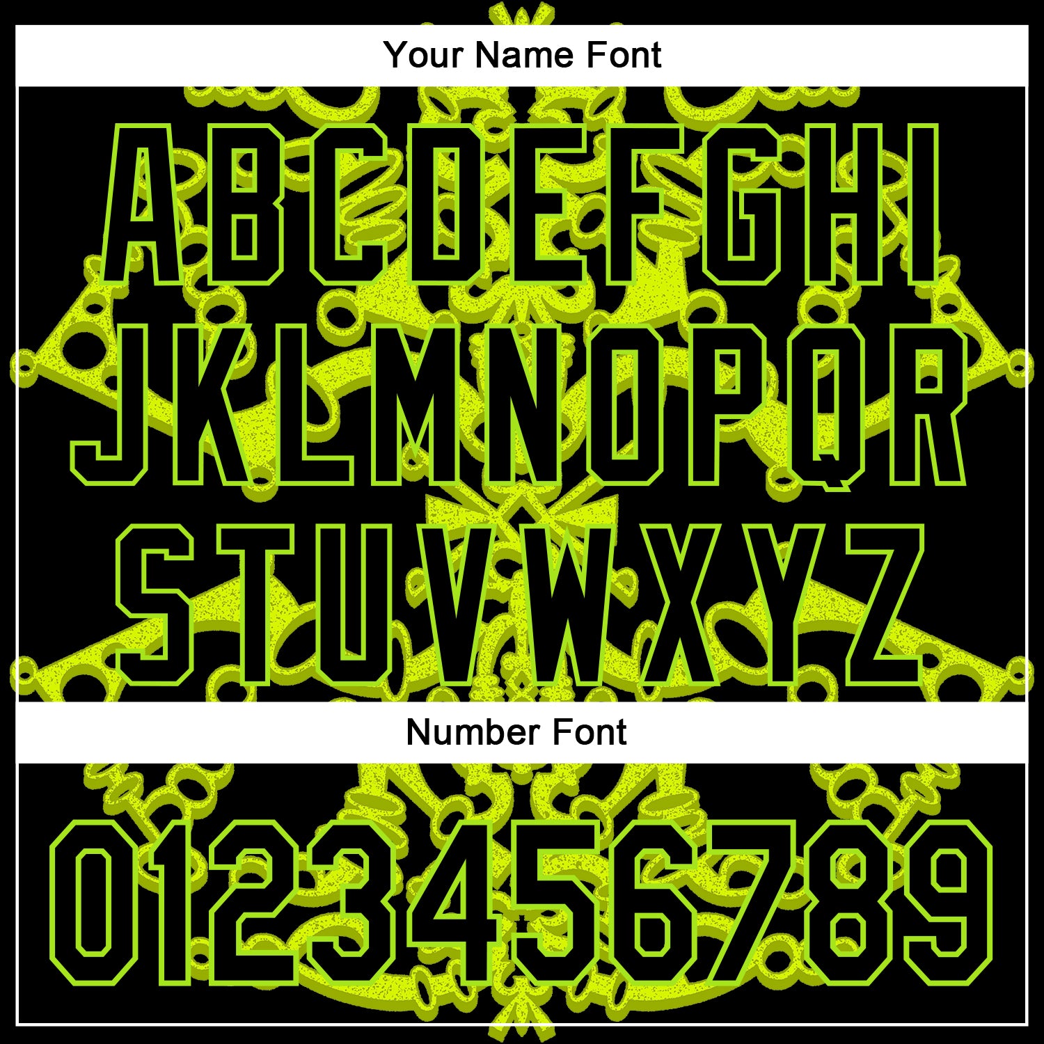 Custom Black Neon Green 3D KYLMAX HUBTUHAN Authentic Baseball Jersey