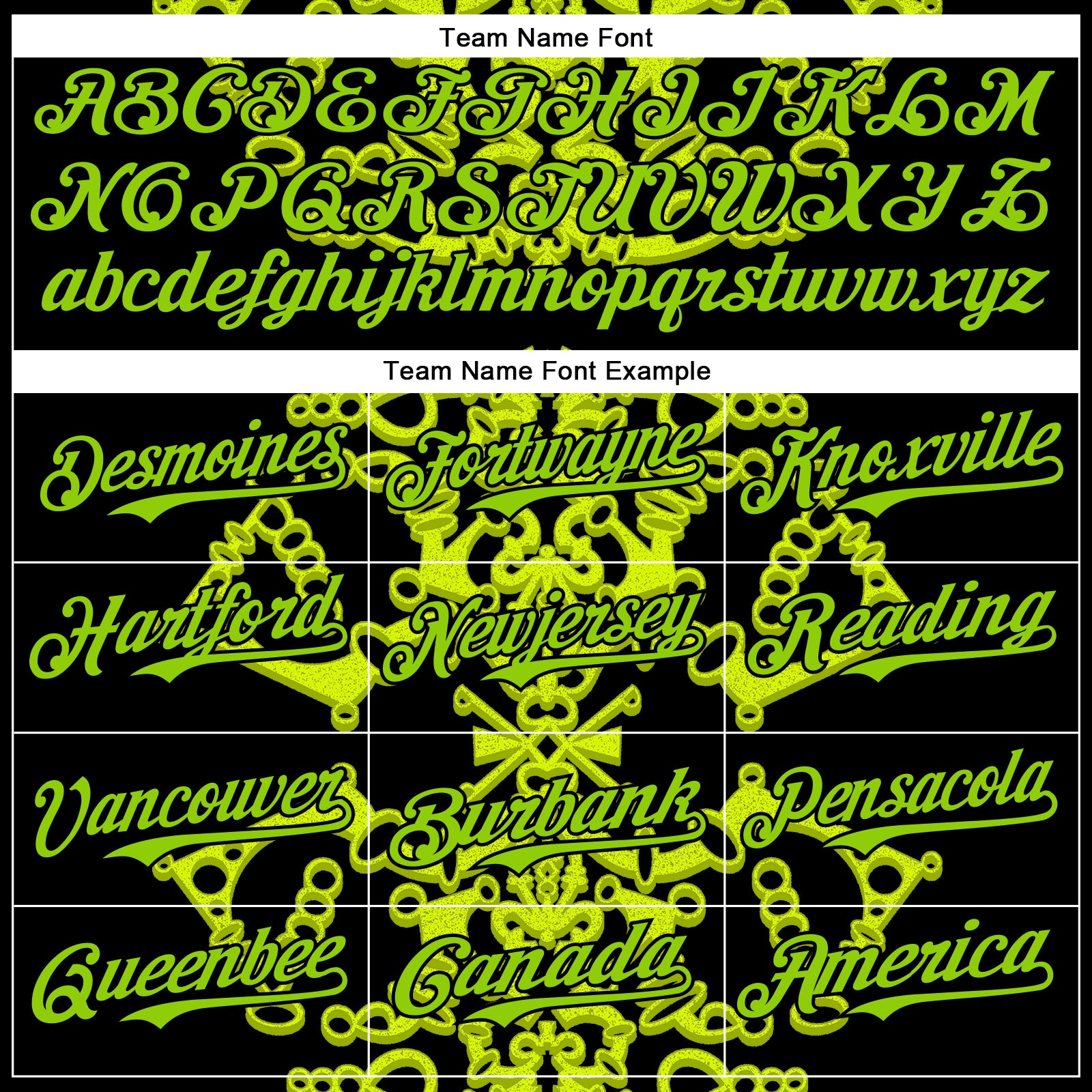 Custom Black Neon Green 3D KYLMAX HUBTUHAN Authentic Baseball Jersey