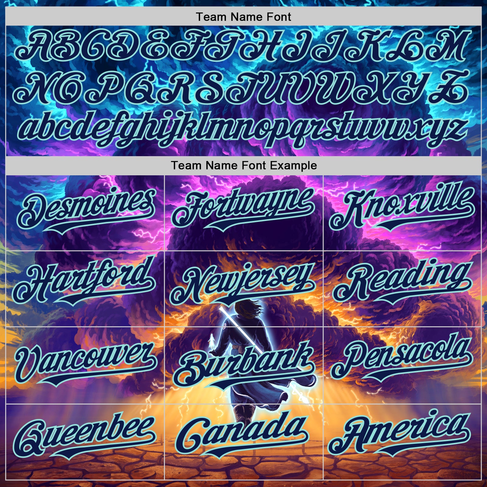 Custom Blue Navy-Ice Blue 3D Syntetyc Stormblessed Authentic Baseball Jersey