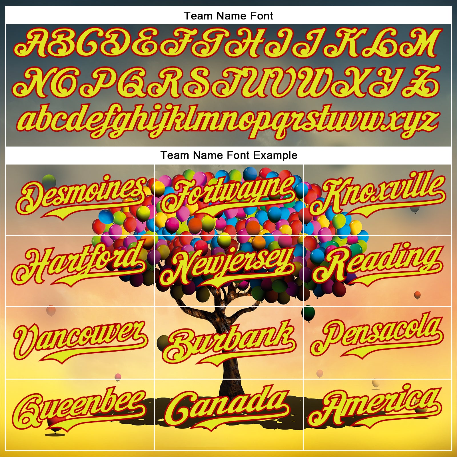 Custom Blue Neon Yellow-Red 3D Marcel Caram Balloon Tree Authentic Baseball Jersey