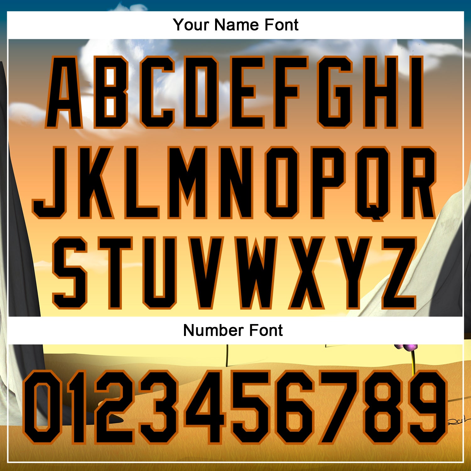 Custom Orange Black-Texas Orange 3D Marcel Caram Drina Authentic Baseball Jersey