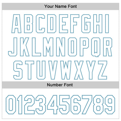 Custom White Shadow Blue 3D Marcel Caram The Horn Authentic Baseball Jersey