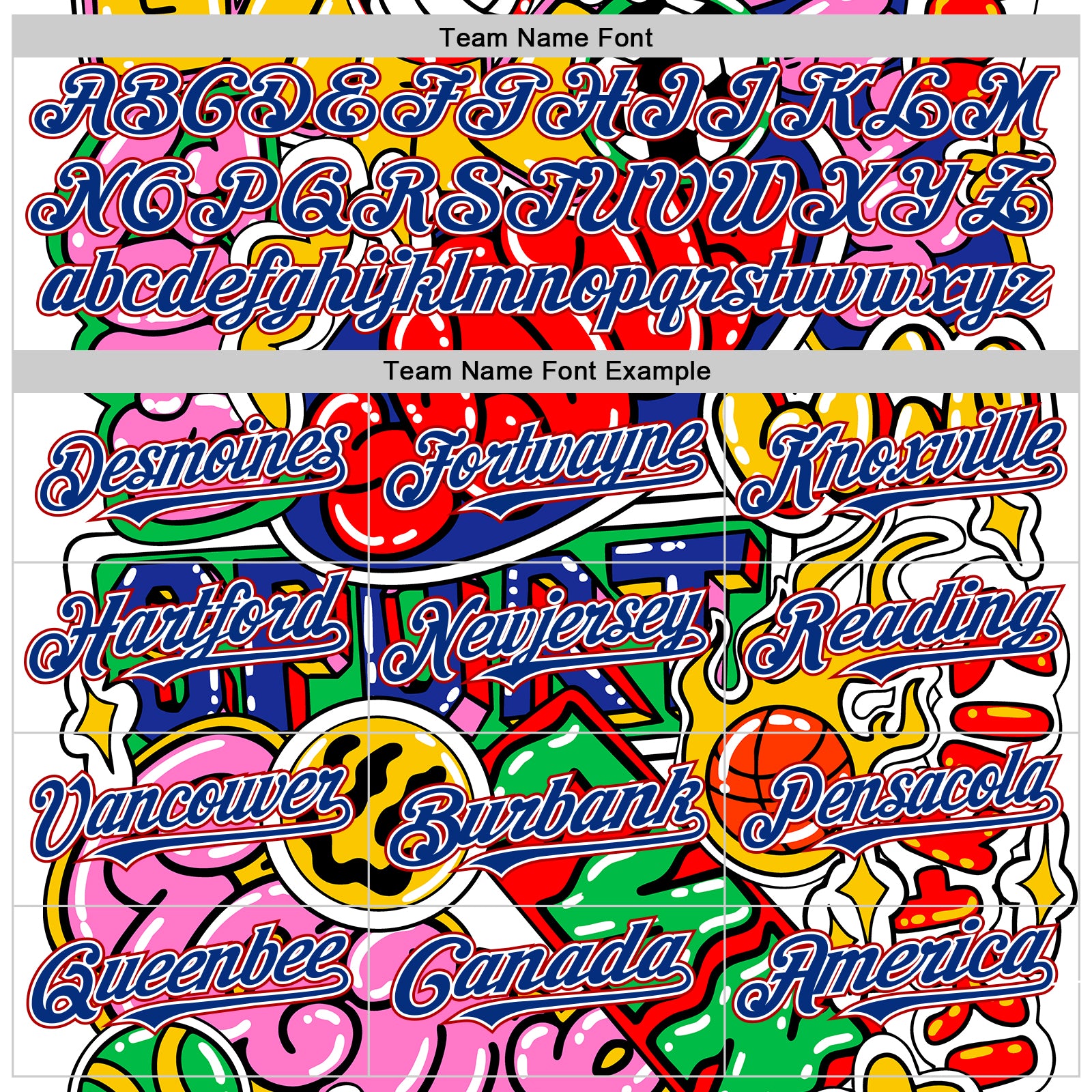 Custom White Royal-Red 3D Alexandra Ramirez Seoul Sport Sticker Street Art Authentic Baseball Jersey