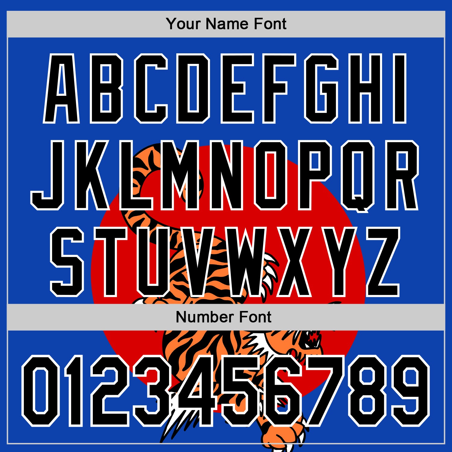 Custom Thunder Blue Black-White 3D Alexandra Ramirez Tigers Print Street Art Authentic Baseball Jersey