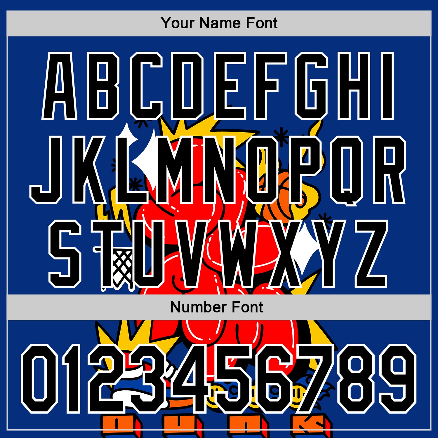 Custom Royal Black-White 3D Alexandra Ramirez Slam Dunk Street Art Authentic Baseball Jersey