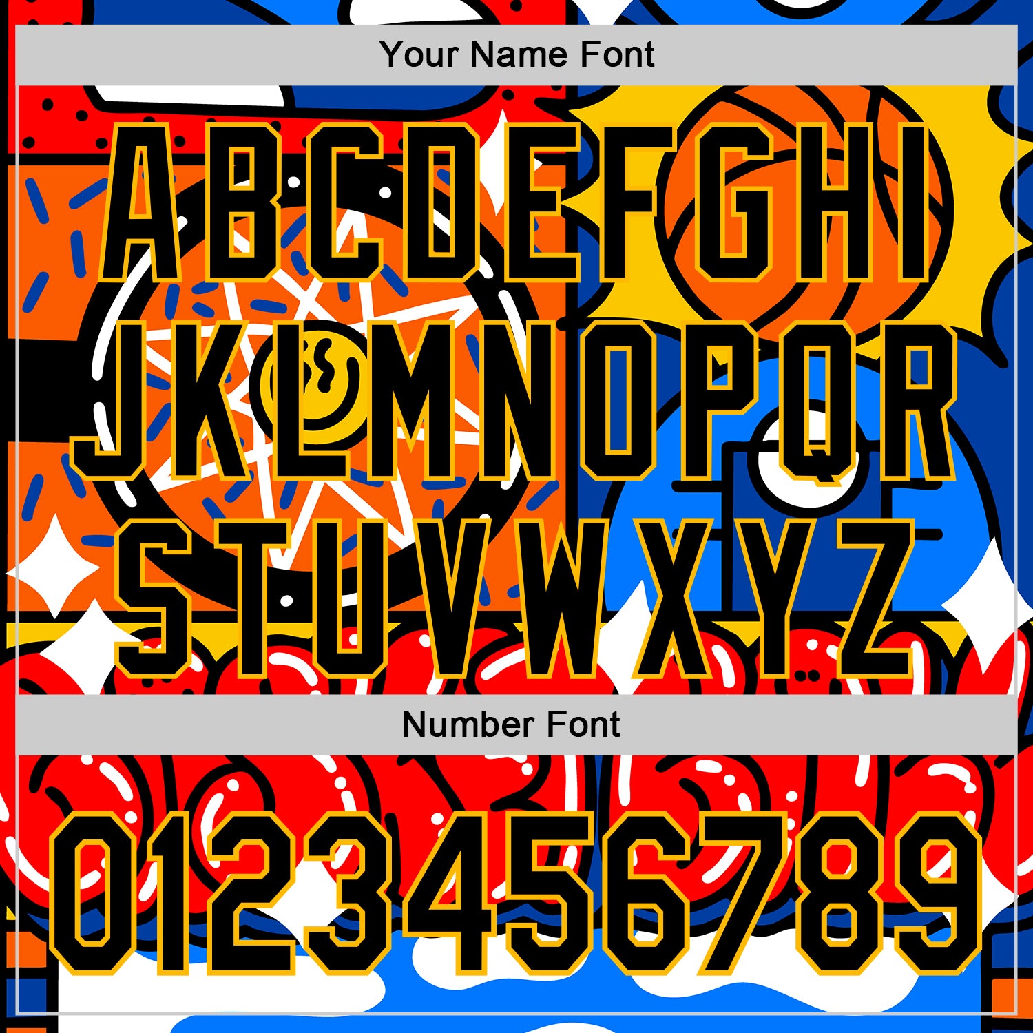 Custom Black Gold 3D Alexandra Ramirez Hoops Street Art Authentic Baseball Jersey