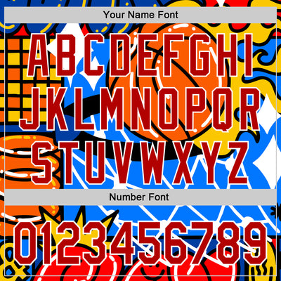 Custom Black Red-White 3D Alexandra Ramirez Wake Up And Slay Street Art Authentic Baseball Jersey