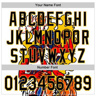 Custom White Black-Gold 3D Alexandra Ramirez Play The game Street Art Authentic Baseball Jersey