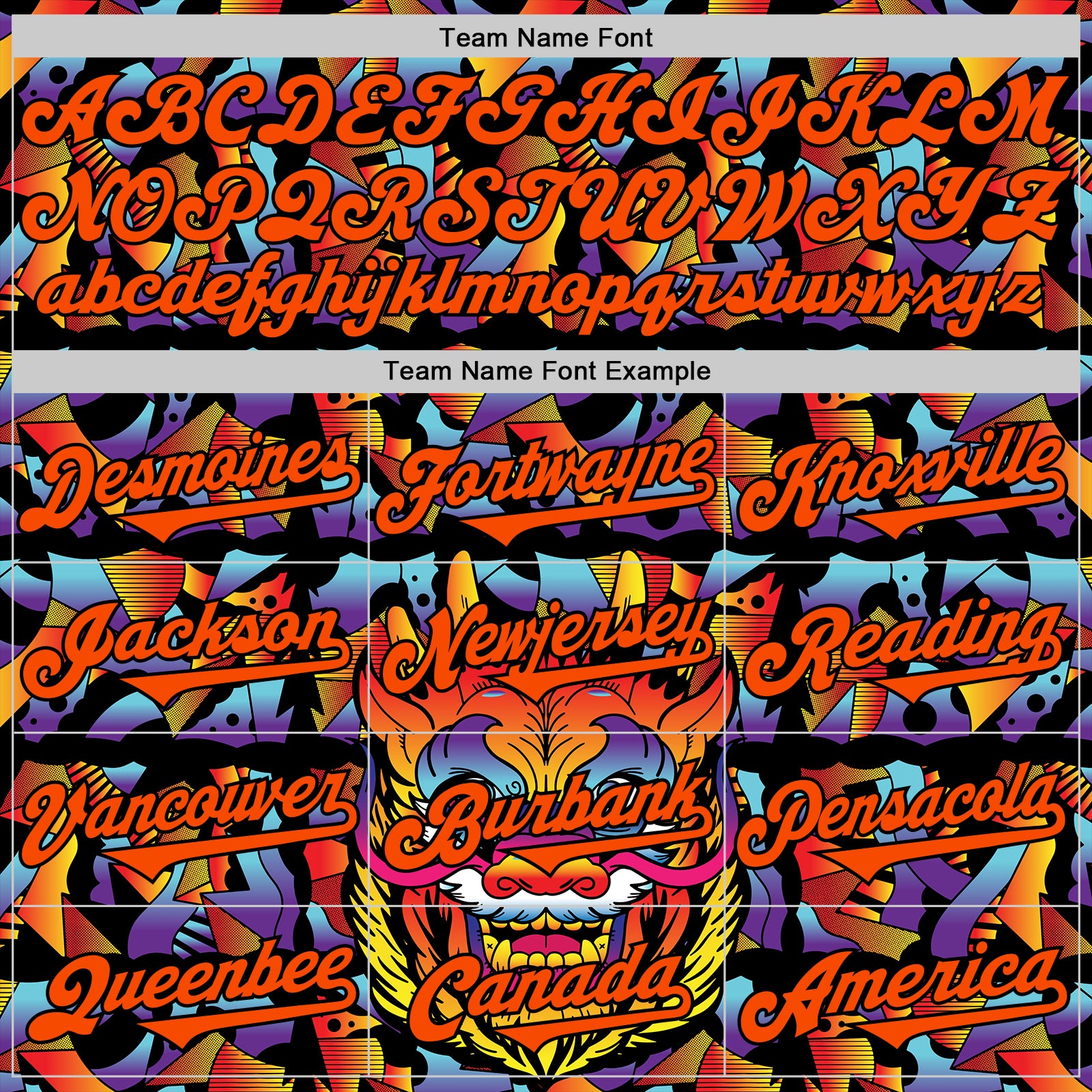 Custom Black Orange 3D Geo Law Dragon Mask Authentic Baseball Jersey