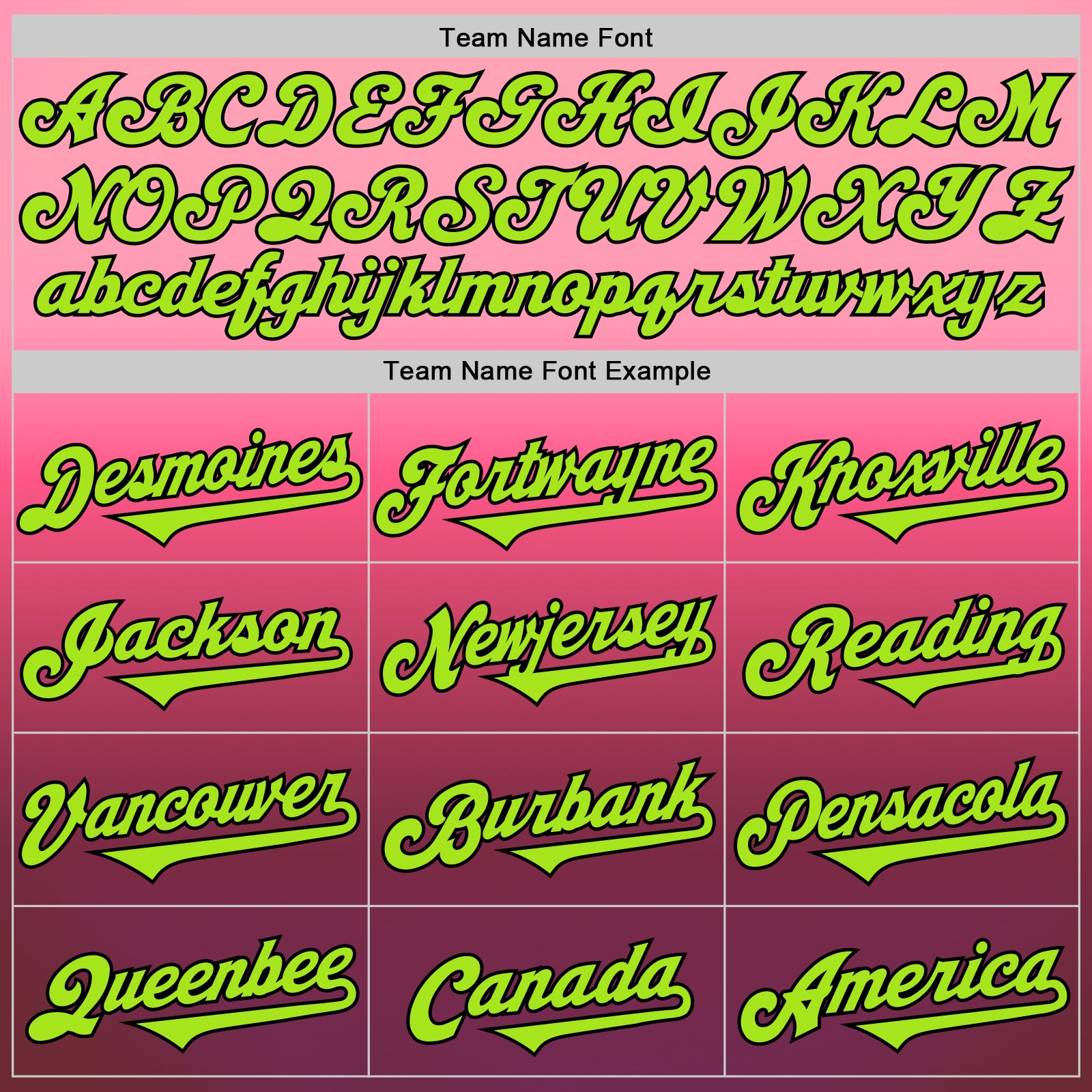 Custom Pink Neon Green-Black 3D Geo Law Lil Horrors Authentic Baseball Jersey