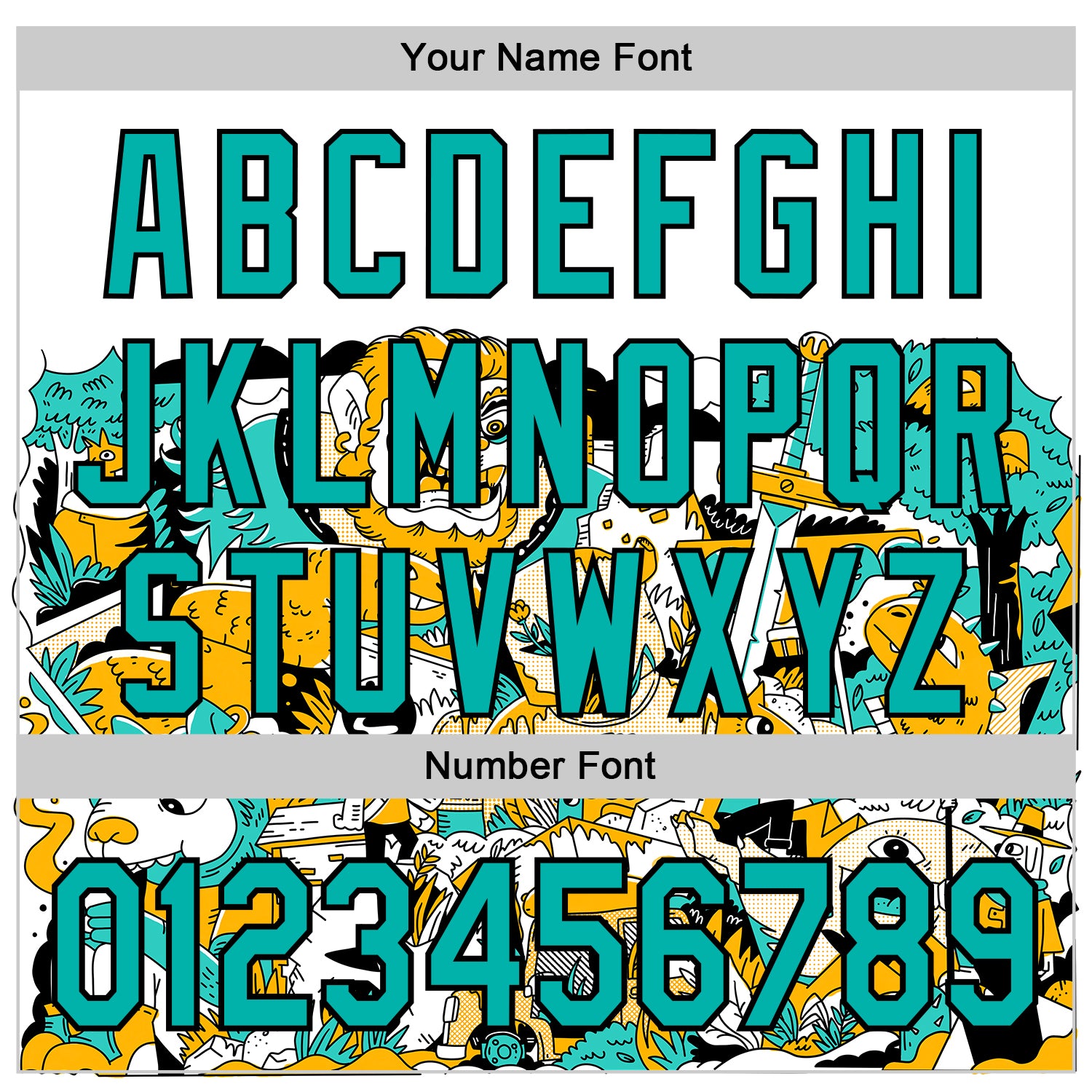 Custom White Aqua-Black 3D Geo Law Monsters Home Authentic Baseball Jersey