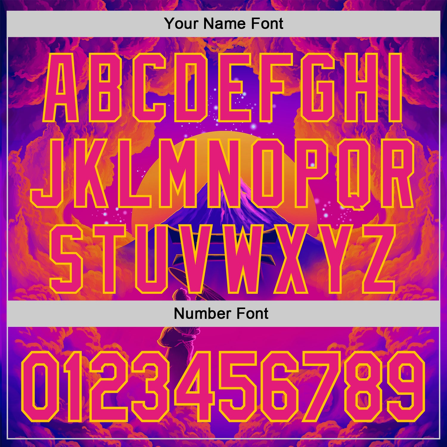 Custom Purple Deep Pink Orange-Yellow 3D Syntetyc Tori And Geisha Authentic Baseball Jersey