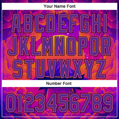 Custom Stitched Purple Orange Pink-Black 3D Syntetyc Tori And Geisha Sports Pullover Sweatshirt Hoodie