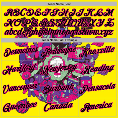 Custom Stitched Light Yellow Black-Hot Pink 3D Vaunsart Randomize Sports Pullover Sweatshirt Hoodie