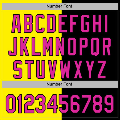 Custom Stitched Light Yellow Deep Pink-Black 3D Revzzz Under XX Construction Skull Sports Pullover Sweatshirt Hoodie