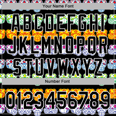 Custom Stitched Black White 3D Revzzz All Masked Sports Pullover Sweatshirt Hoodie