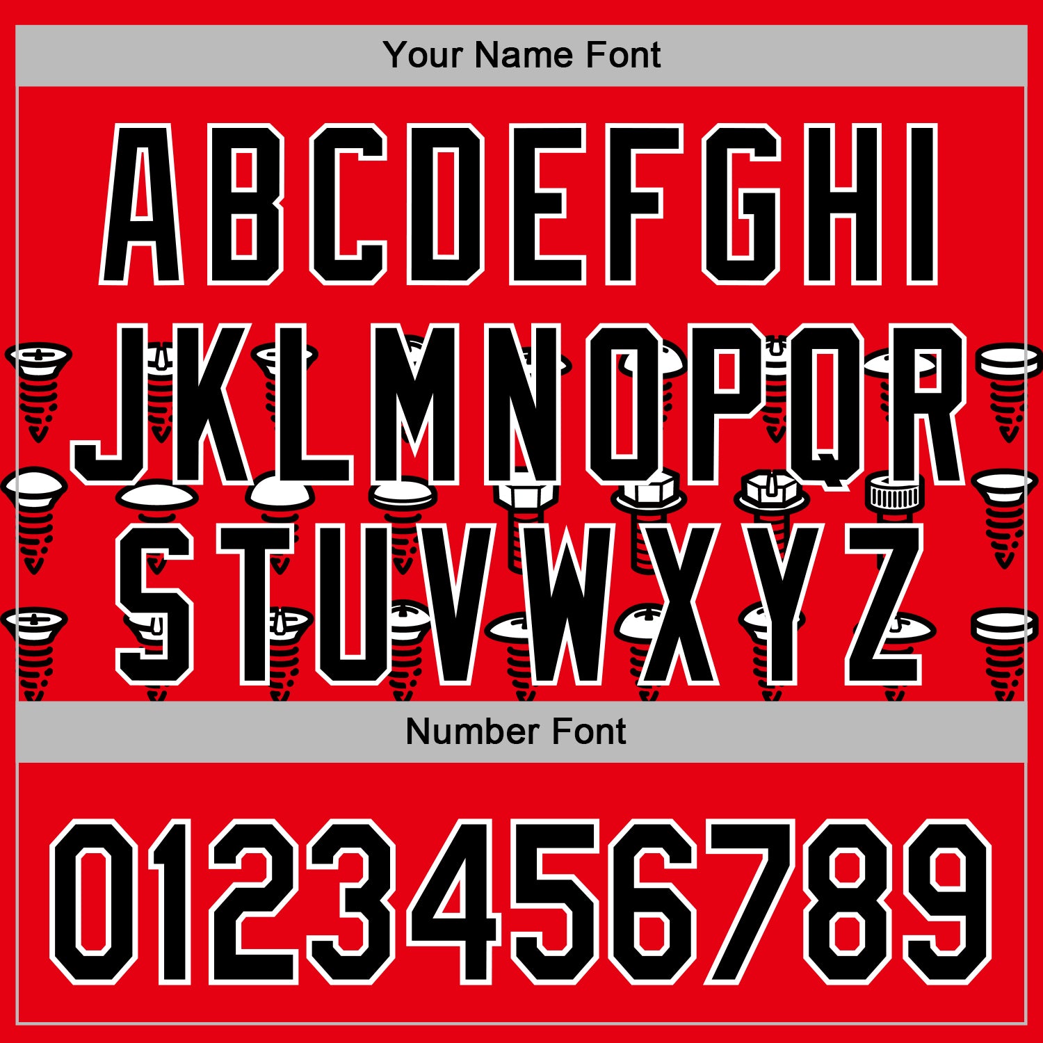 Custom Stitched Fire Red Black-White 3D Revzzz Screw-U Sports Pullover Sweatshirt Hoodie