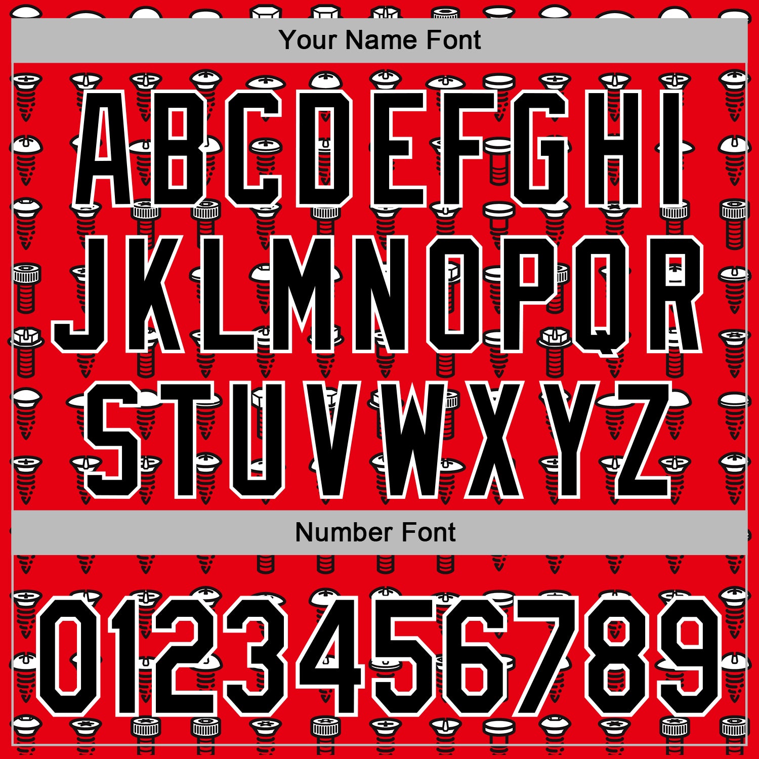 Custom Stitched Fire Red Black-White 3D Revzzz Screw-D Sports Pullover Sweatshirt Hoodie