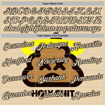 Custom Stitched City Cream Brown-Black 3D Revzzz Holyshit Sports Pullover Sweatshirt Hoodie