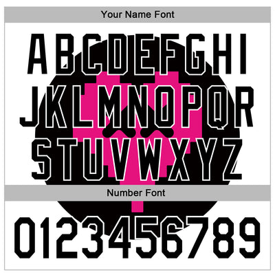 Custom Stitched White Black-Hot Pink 3D Revzzz Pixelated Love Sports Pullover Sweatshirt Hoodie