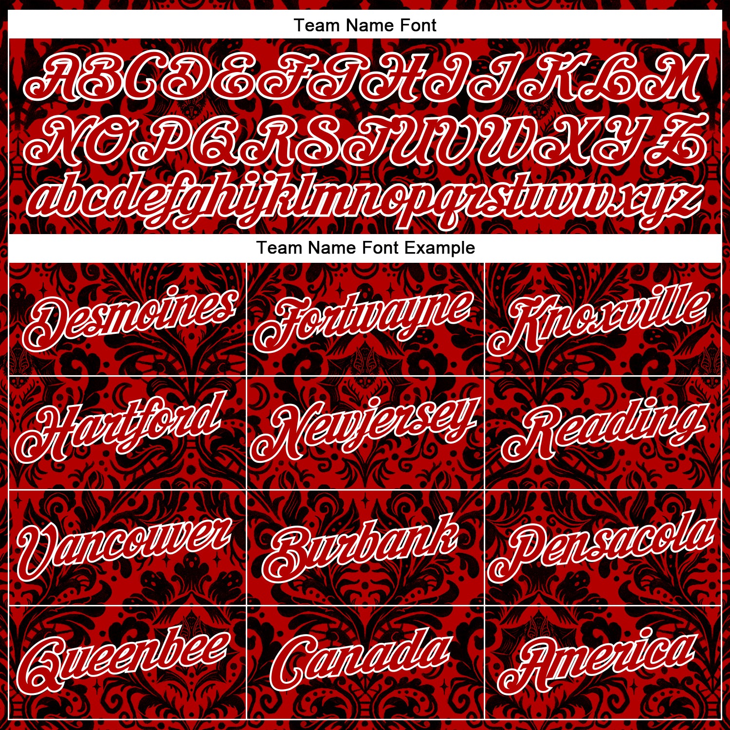 Custom Stitched Red Black-White 3D Emi Bee Gothic Bat Damask Sports Pullover Sweatshirt Hoodie