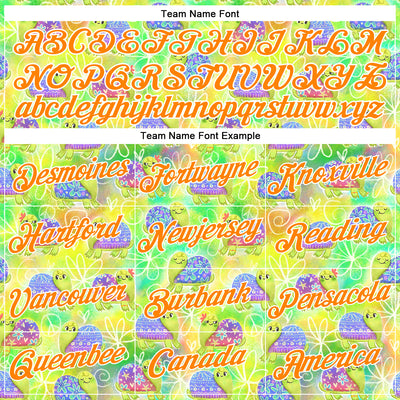 Custom Stitched Green Bay Orange-White 3D Emi Bee Groovy Turtles Sports Pullover Sweatshirt Hoodie