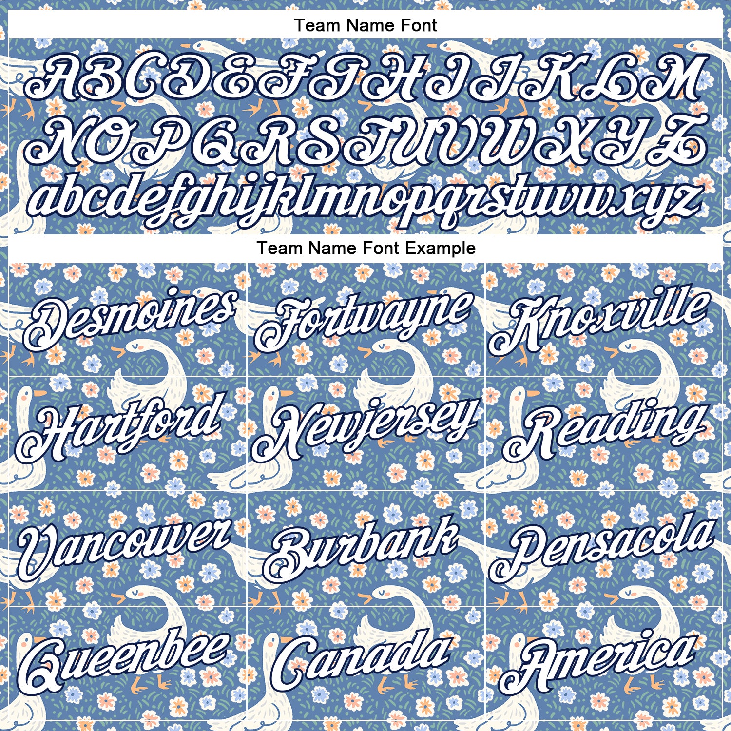 Custom Stitched Blue White-Navy 3D Emi Bee Meadow Goose Sports Pullover Sweatshirt Hoodie