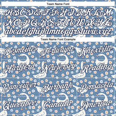 Custom Stitched Blue White-Navy 3D Emi Bee Meadow Goose Sports Pullover Sweatshirt Hoodie