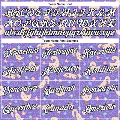 Custom Stitched Purple White-Black 3D Emi Bee Sleeping Geese Sports Pullover Sweatshirt Hoodie