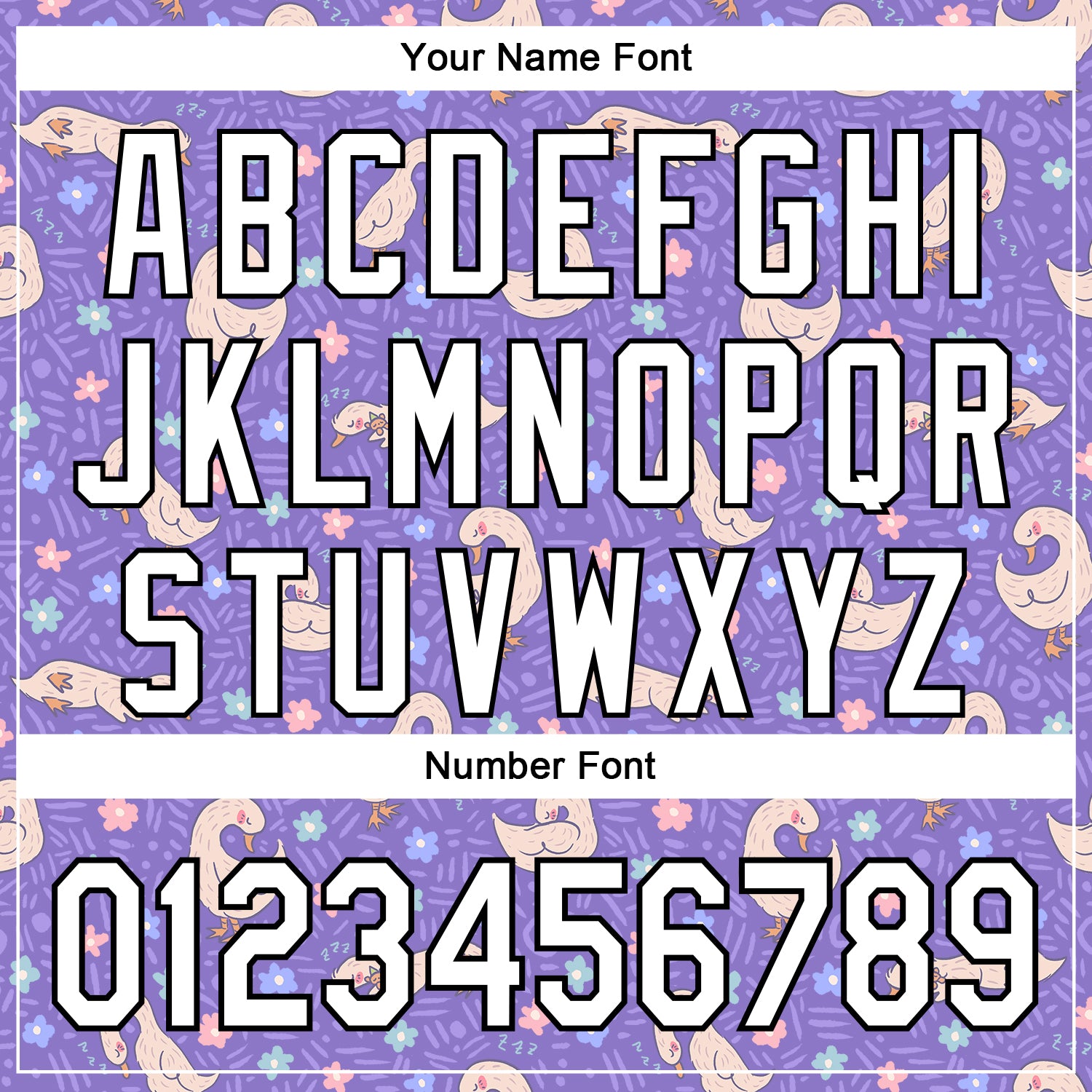 Custom Stitched Purple White-Black 3D Emi Bee Sleeping Geese Sports Pullover Sweatshirt Hoodie