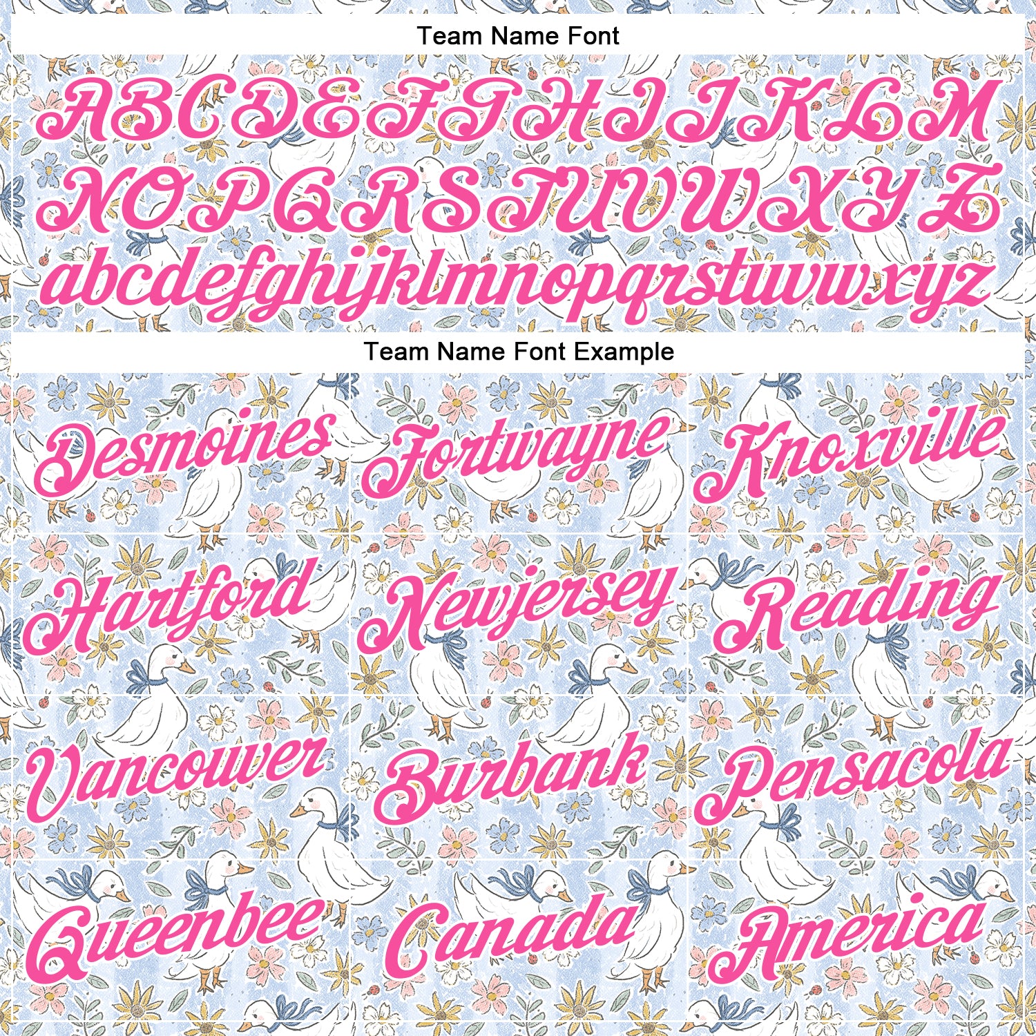 Custom Stitched Blue Pink-White 3D Emi Bee Wildflower Geese Sports Pullover Sweatshirt Hoodie