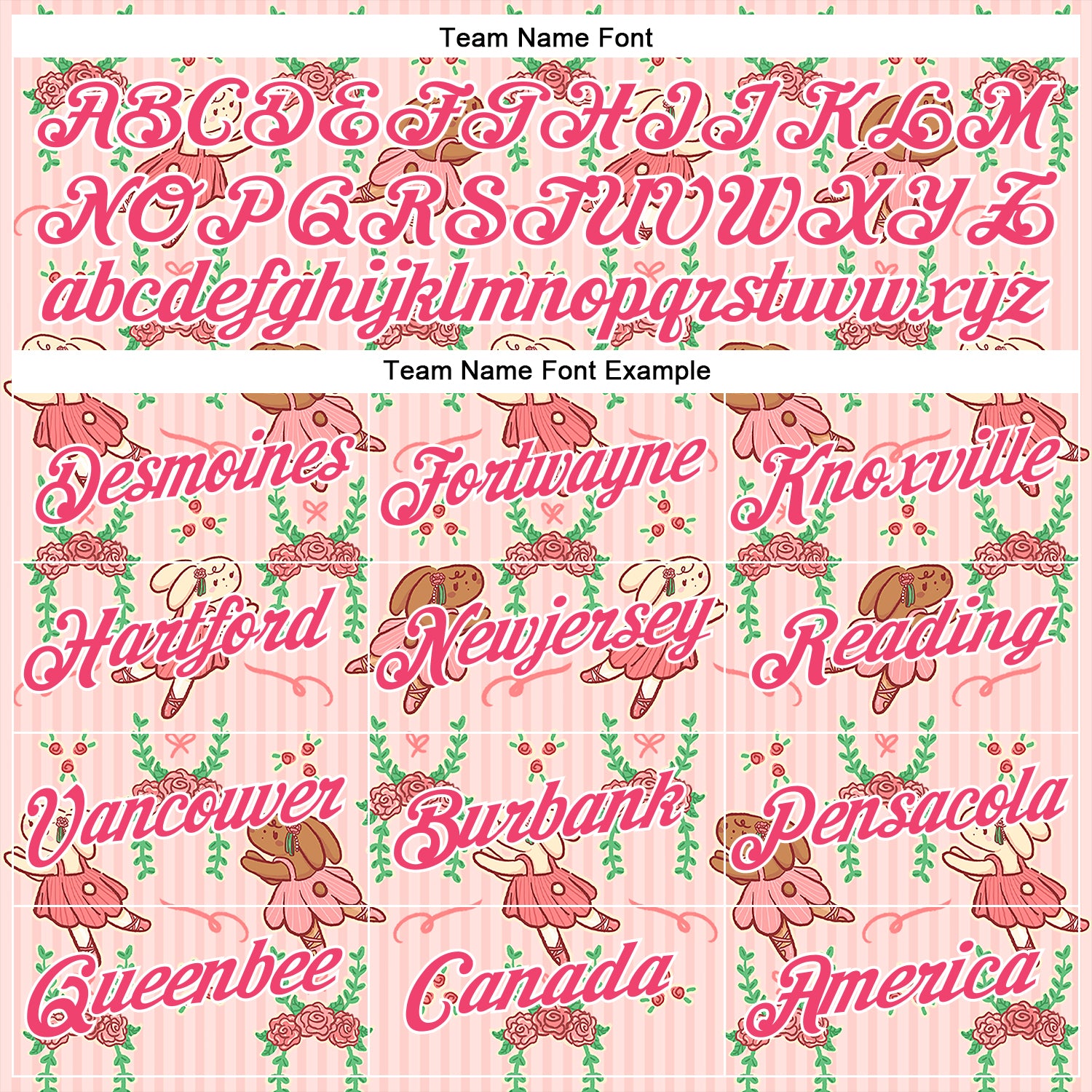 Custom Stitched Light Pink Neon Pink-White 3D Emi Bee Ballet Bunnies Sports Pullover Sweatshirt Hoodie