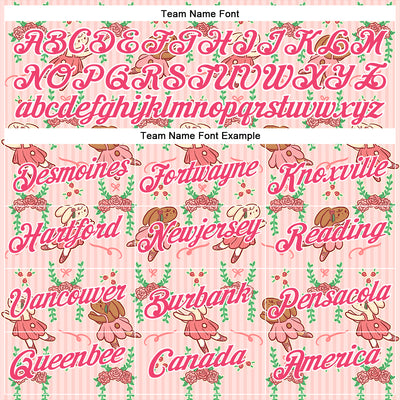 Custom Stitched Light Pink Neon Pink-White 3D Emi Bee Ballet Bunnies Sports Pullover Sweatshirt Hoodie