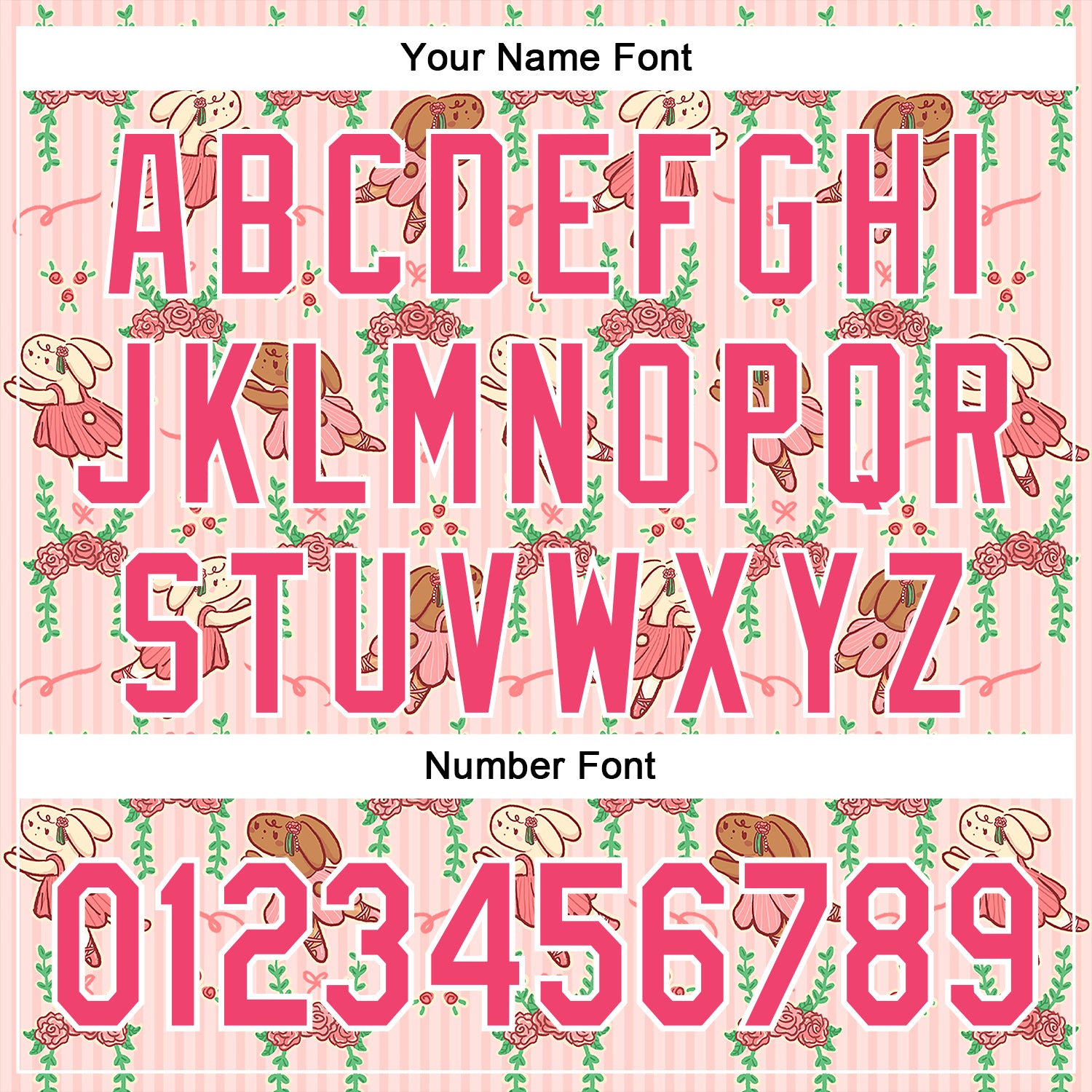 Custom Stitched Light Pink Neon Pink-White 3D Emi Bee Ballet Bunnies Sports Pullover Sweatshirt Hoodie