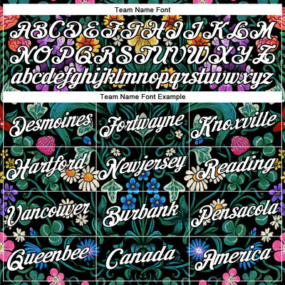 Custom Stitched Black White 3D Emi Bee Floriography Sports Pullover Sweatshirt Hoodie