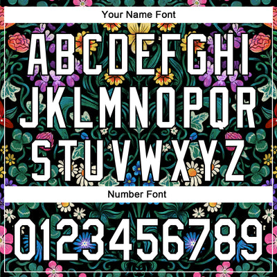 Custom Stitched Black White 3D Emi Bee Floriography Sports Pullover Sweatshirt Hoodie