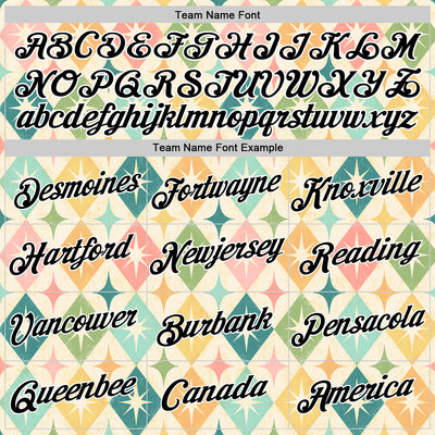 Custom Stitched Cream Black-White 3D Emi Bee Harlequin Starbursts Sports Pullover Sweatshirt Hoodie