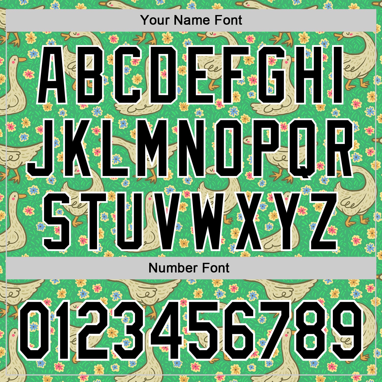 Custom Stitched Green Black-White 3D Emi Bee Meadow Geese Sports Pullover Sweatshirt Hoodie