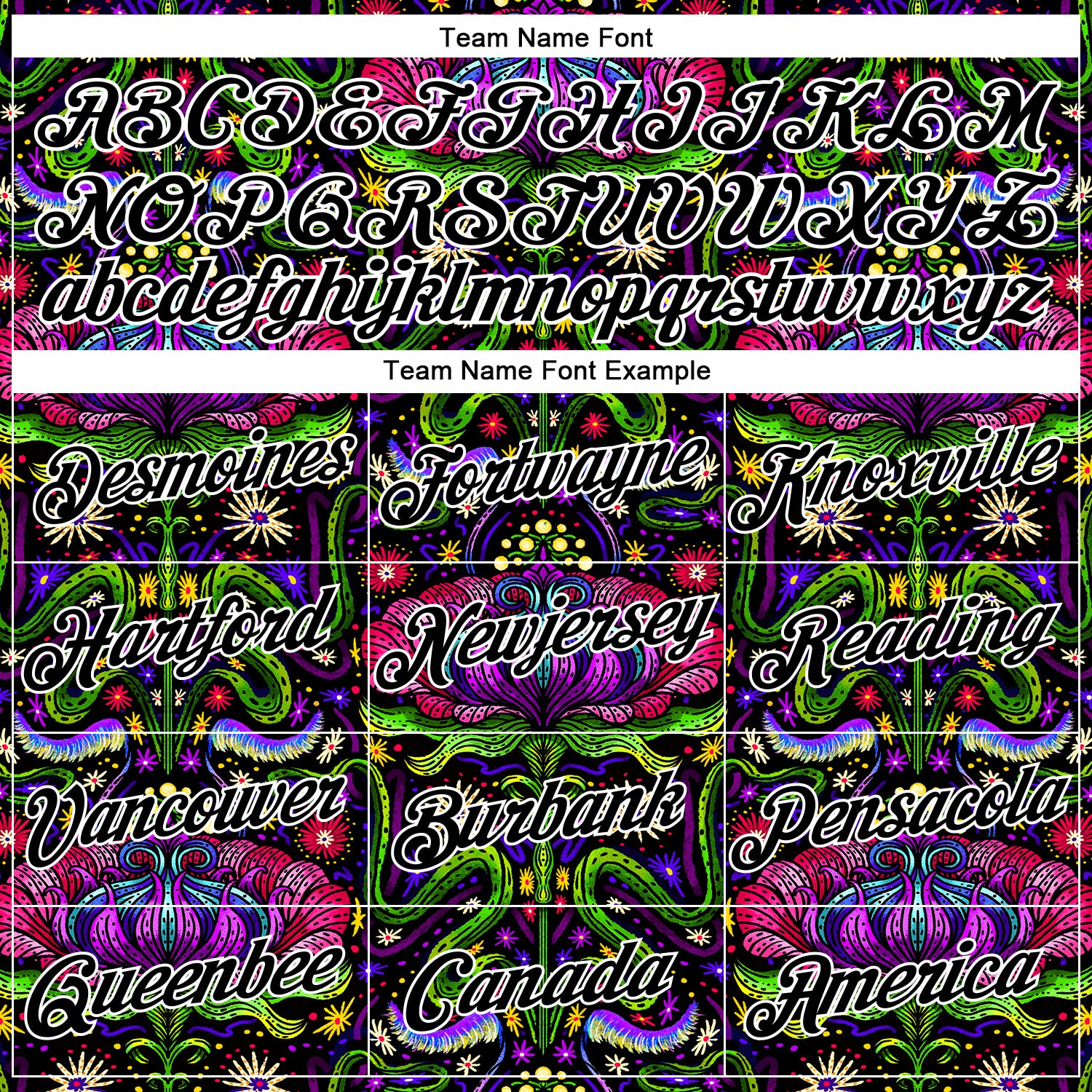 Custom Stitched Black White 3D Emi Bee Otherworldly Botanicals Sports Pullover Sweatshirt Hoodie