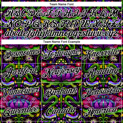 Custom Stitched Black White 3D Emi Bee Otherworldly Botanicals Sports Pullover Sweatshirt Hoodie