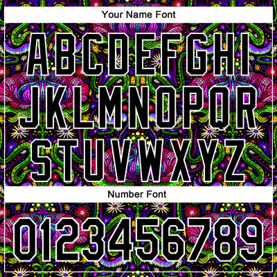 Custom Stitched Black White 3D Emi Bee Otherworldly Botanicals Sports Pullover Sweatshirt Hoodie