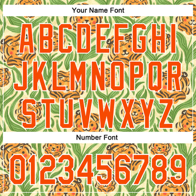 Custom Stitched Cream Orange-White 3D Emi Bee Tiger Lilies Sports Pullover Sweatshirt Hoodie