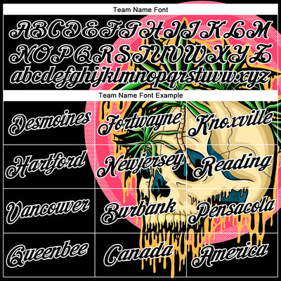 Custom Stitched Black Black-White 3D Illymakes Drippy Tropical Skull Sports Pullover Sweatshirt Hoodie