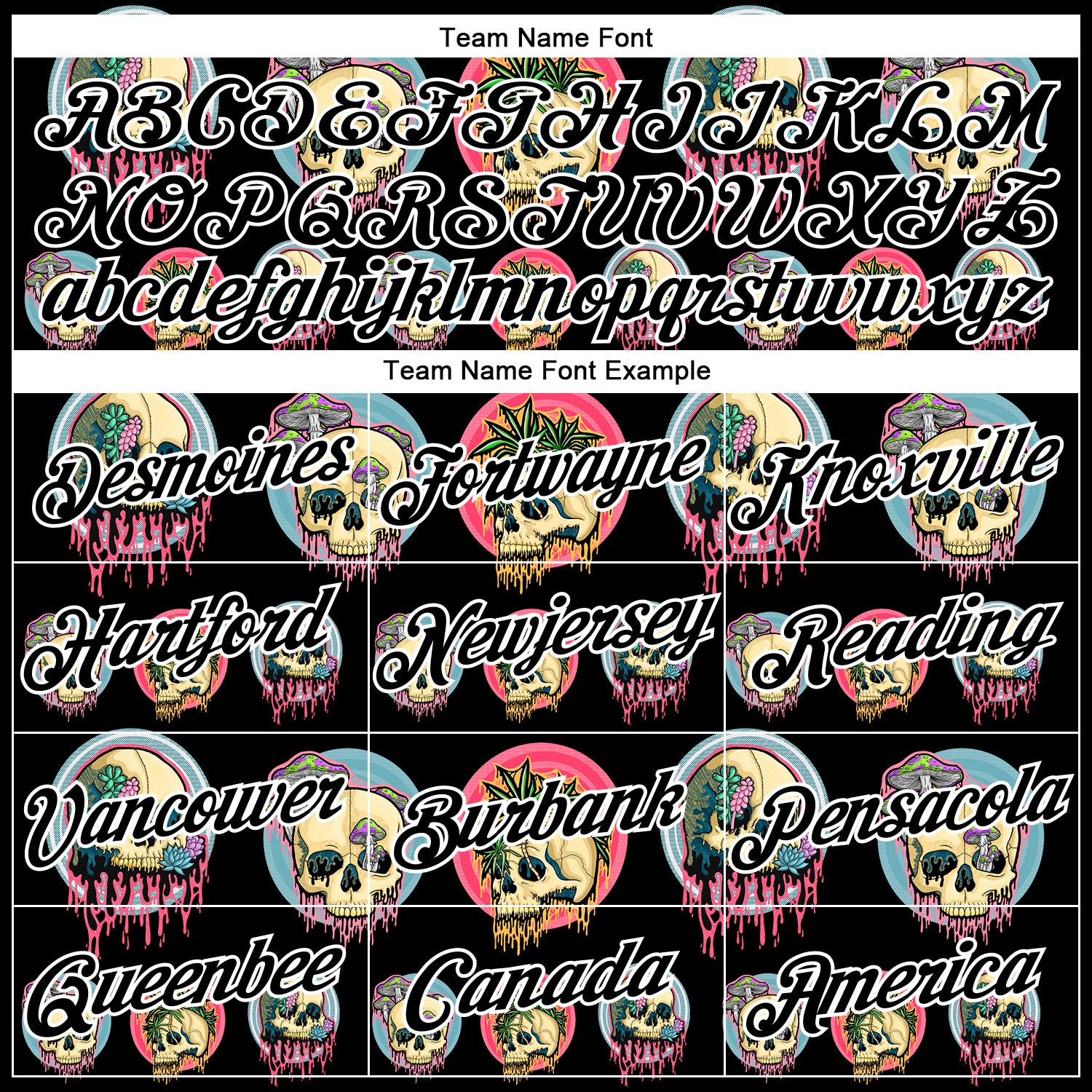 Custom Stitched Black Black-White 3D Illymakes Drippy Skull Sports Pullover Sweatshirt Hoodie