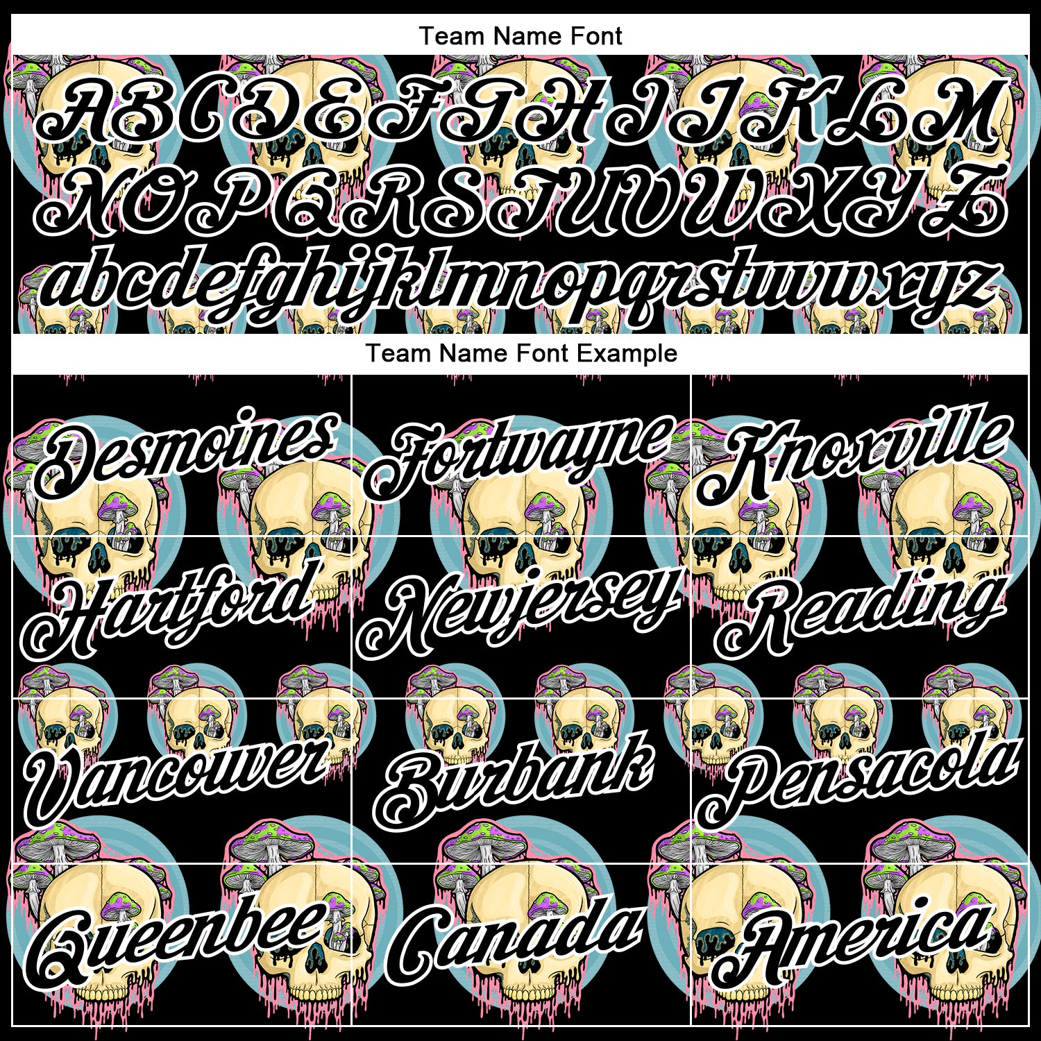 Custom Stitched Black Black-White 3D Illymakes Drippy Mushroom Skull Sports Pullover Sweatshirt Hoodie