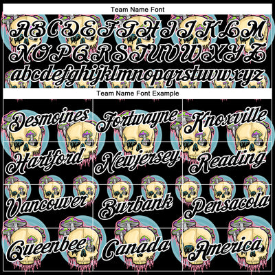 Custom Stitched Black Black-White 3D Illymakes Drippy Mushroom Skull Sports Pullover Sweatshirt Hoodie