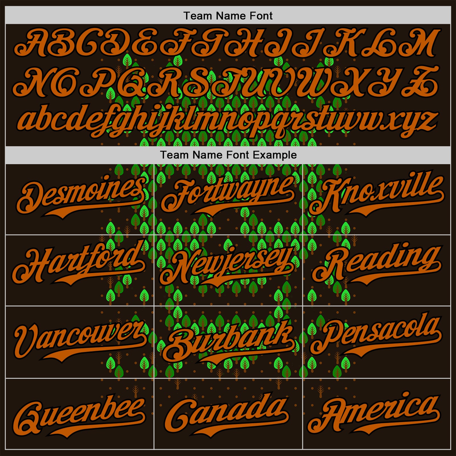 Custom Green Texas Orange-Black 3D Tobe Fonseca Deforestation Brown Skull Authentic Baseball Jersey