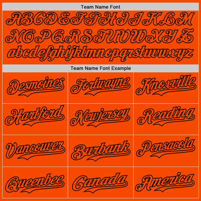 Custom Orange Orange-Black 3D Tobe Fonseca Halloween Pumpkin Cat Authentic Baseball Jersey