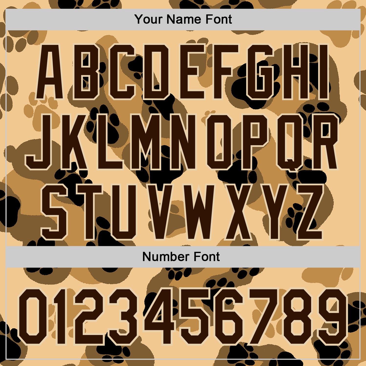 Custom Brown City Cream 3D Tobe Fonseca Leopard Paws Cute Authentic Baseball Jersey